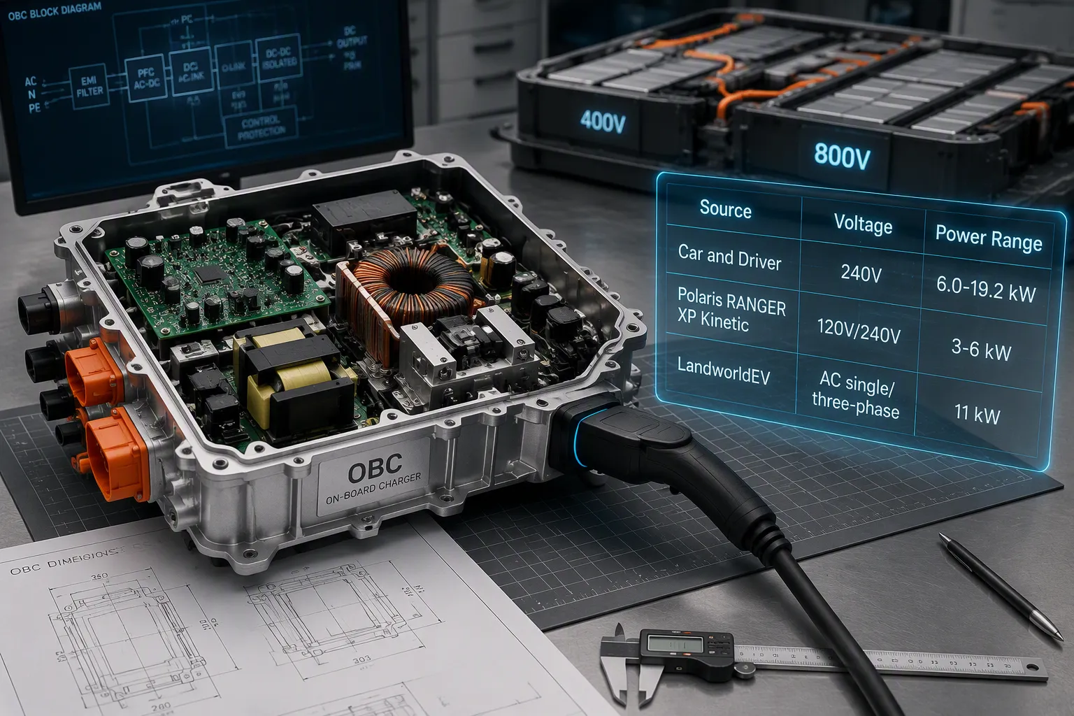 Core Electrical Specifications for Your EV OBC RFQ